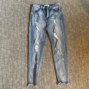 KanCan Ripped Skinny Jeans